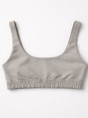 lululemon Softstreme Scoop-Neck Bra Neutral Taupe Bralette Size 6